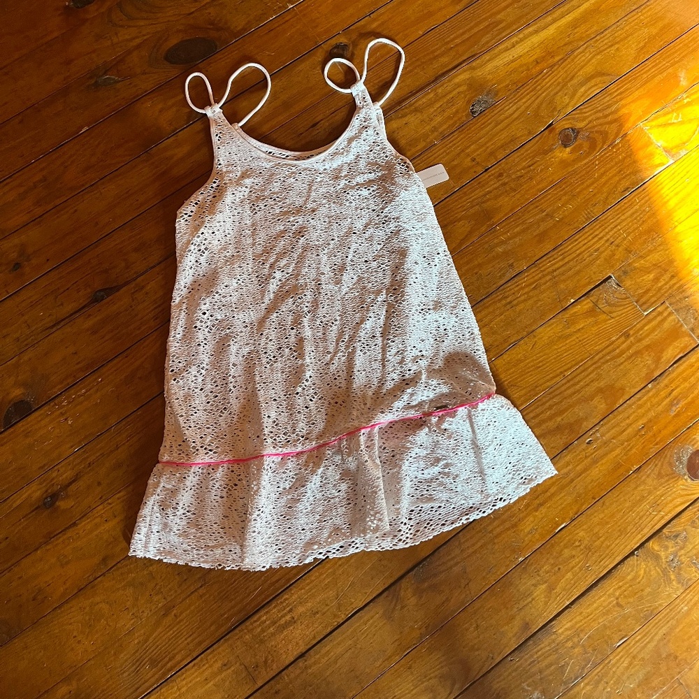 Bananamoon white lace see through cover up